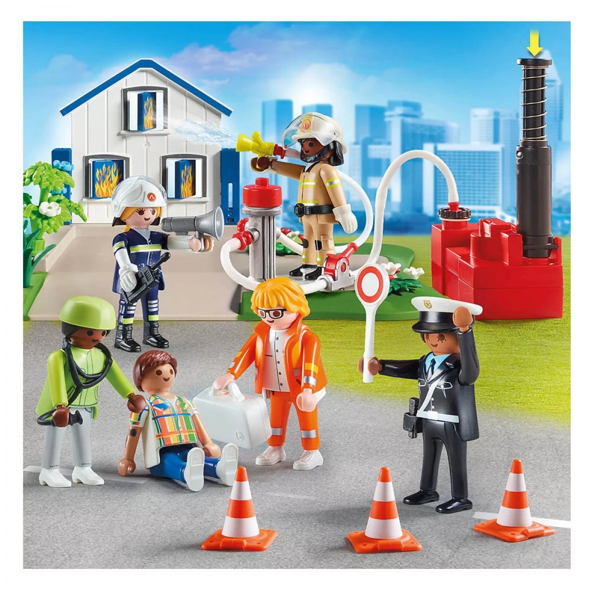 PLAYMOBIL MY FIGURES ΠΥΡΟΣΒΕΣΤΙΚΗ ΔΙΑΣΩΣΗ 70980