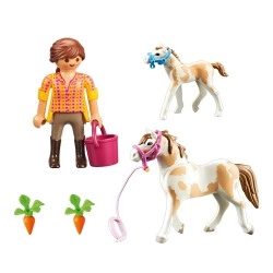 PLAYMOBIL ΑΝΑΒΑΤΡΙΑ ΜΕ ΑΛΟΓΟ ΚΑΙ ΠΟΥΛΑΡΙ 71243