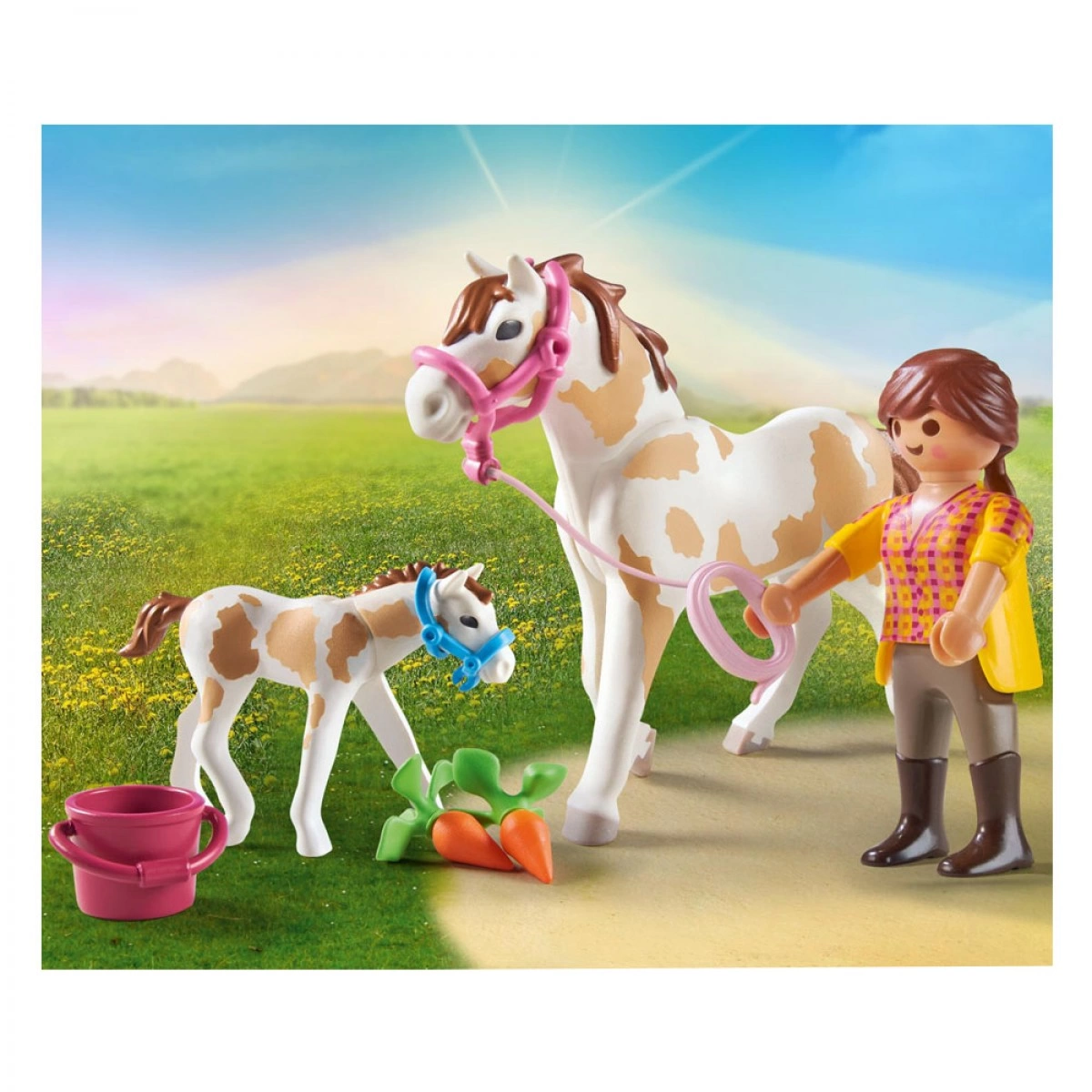 PLAYMOBIL ΑΝΑΒΑΤΡΙΑ ΜΕ ΑΛΟΓΟ ΚΑΙ ΠΟΥΛΑΡΙ 71243