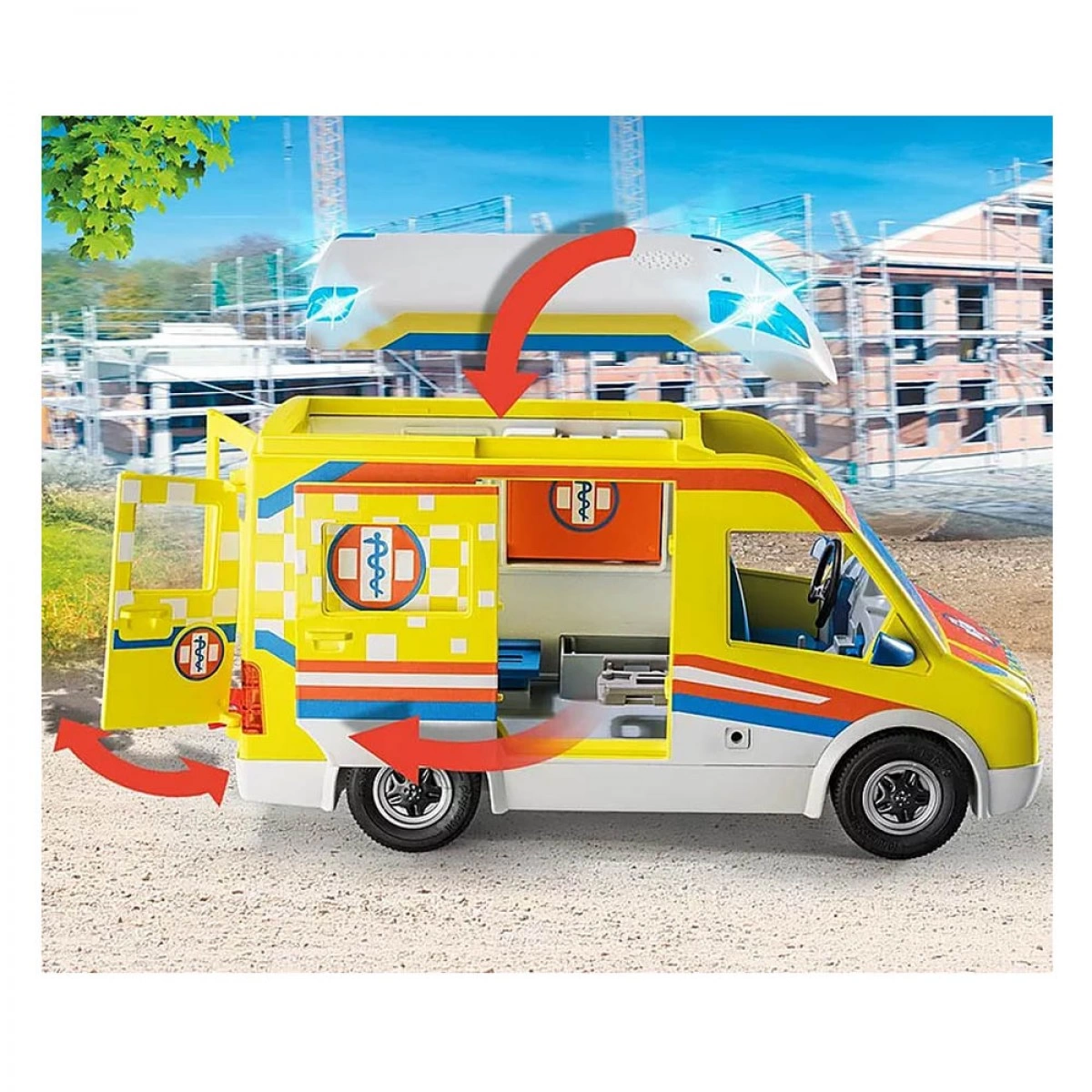 PLAYMOBIL ΑΣΘΕΝΟΦΟΡΟ ΜΕ ΔΙΑΣΩΣΤΕΣ 71202