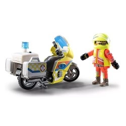PLAYMOBIL ΔΙΑΣΩΣΤΗΣ ΜΕ ΜΟΤΟΣΥΚΛΕΤΑ 71205