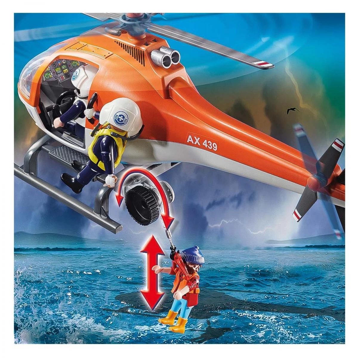 PLAYMOBIL ΕΠΙΧΕΙΡΗΣΗ ΠΥΡΟΣΒΕΣΤΙΚΗΣ - ΔΙΑΣΩΣΗ ΣΤΗ ΘΑΛΑΣΣΑ 70491