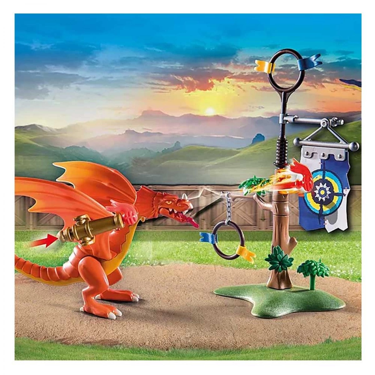 PLAYMOBIL NOVELMORE VS. BURNHAM RAIDERS -ΠΙΣΤΑ ΜΑΧ.  71210