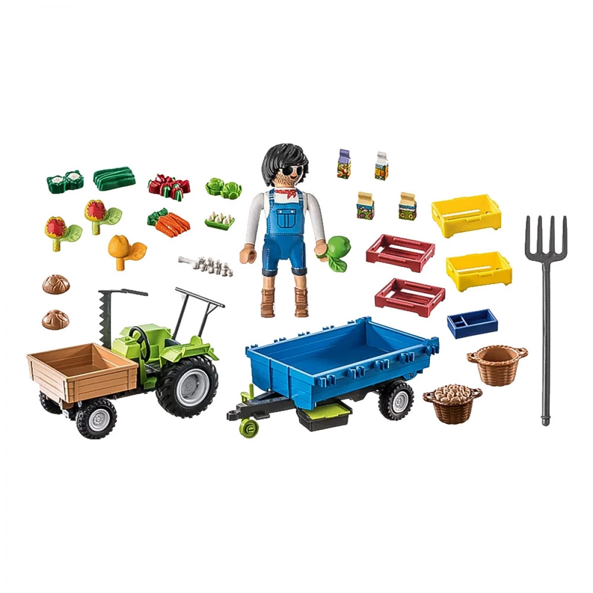 PLAYMOBIL ΑΓΡΟΤΙΚΟ ΤΡΑΚΤΕΡ ΜΕ ΚΑΡΟΤΣΑ 71249