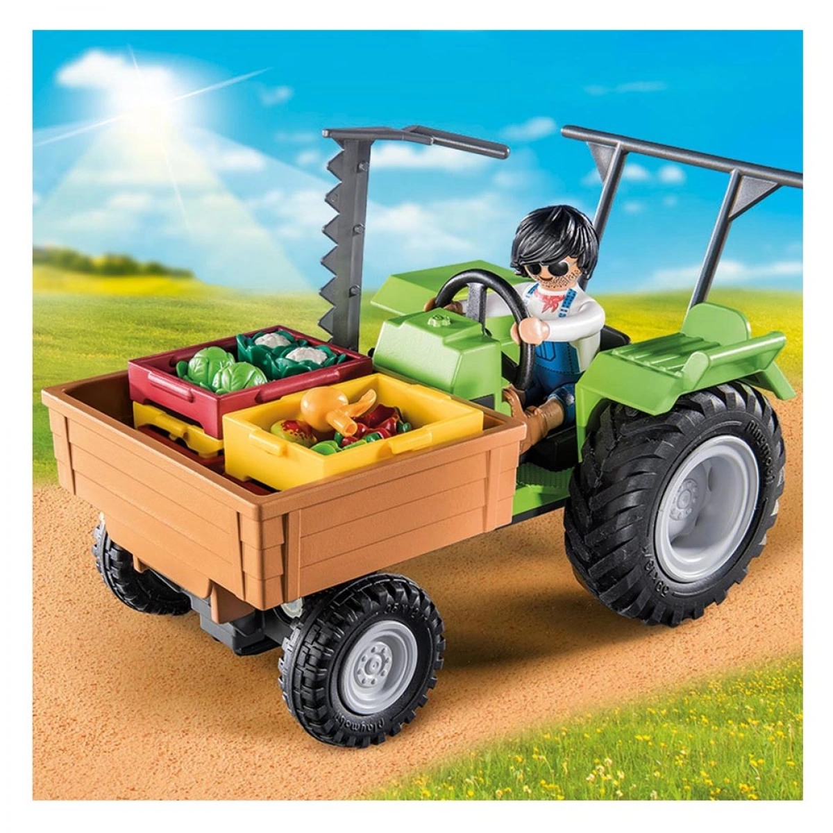 PLAYMOBIL ΑΓΡΟΤΙΚΟ ΤΡΑΚΤΕΡ ΜΕ ΚΑΡΟΤΣΑ 71249