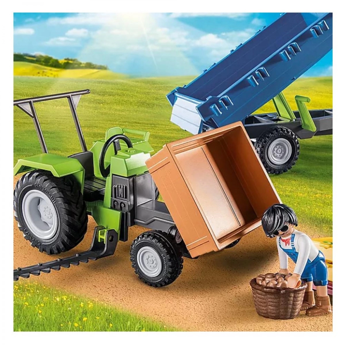 PLAYMOBIL ΑΓΡΟΤΙΚΟ ΤΡΑΚΤΕΡ ΜΕ ΚΑΡΟΤΣΑ 71249