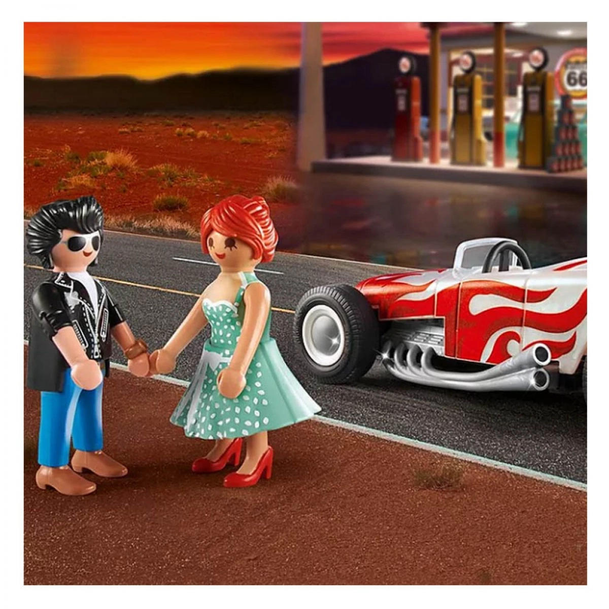 PLAYMOBIL STARTER PACK ΖΕΥΓΑΡΙ ΜΕ VINTAGE ΑΜΑΞΙ 71078