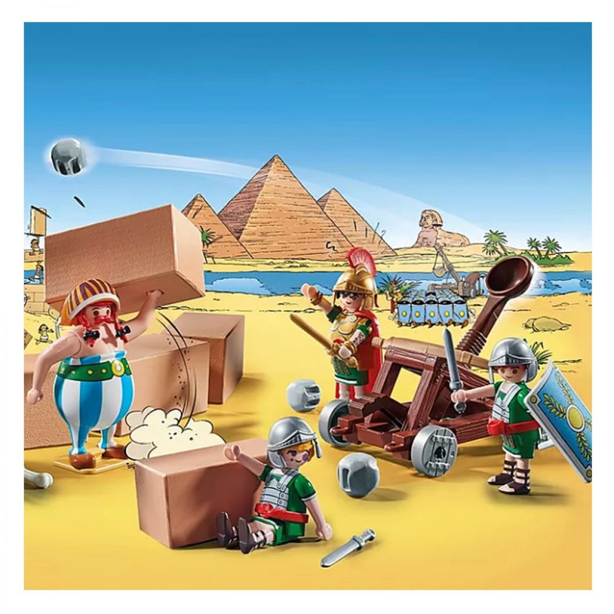 PLAYMOBIL ASTERIX  ΝΟΥΜΕΡΟΜΠΙΣ ΚΑΤΑΣΚΕΥΗ ΠΑΛΑΤΙΟΥ 71268