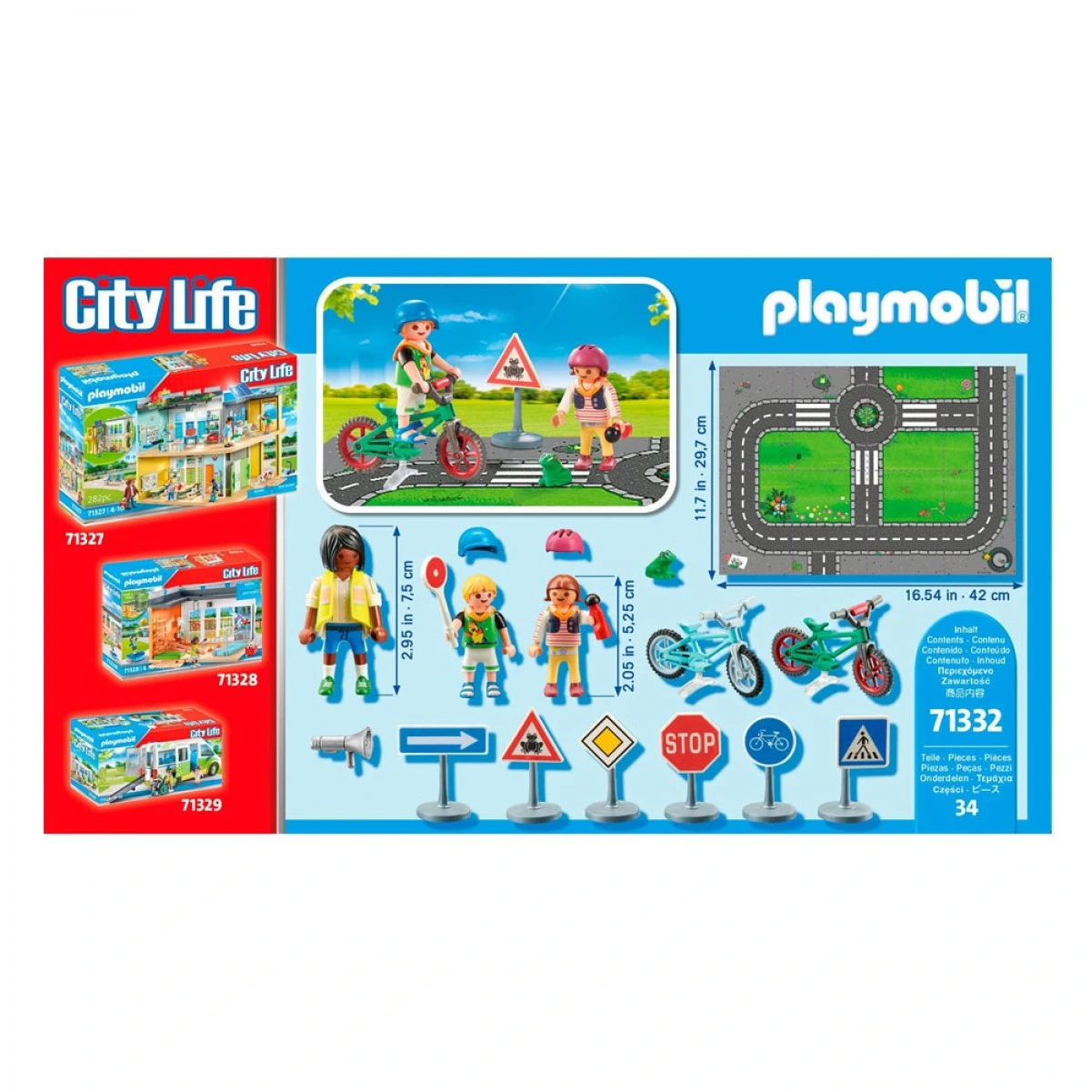 PLAYMOBIL CITY LIFE BIKE ROUTE 71332