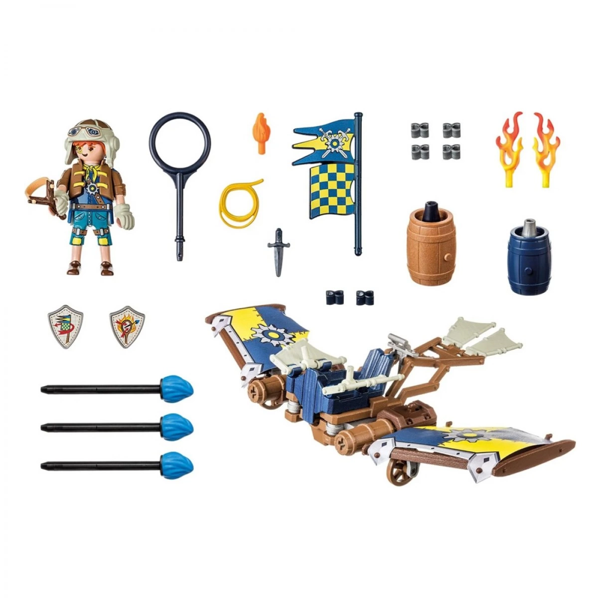 PLAYMOBIL NOVELMORE - ΑΝΕΜΟΠΤΕΡΟ DARIO DA VANCI 71211