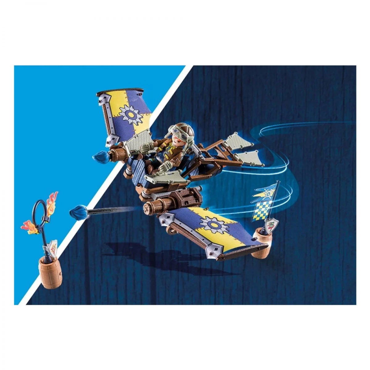 PLAYMOBIL NOVELMORE - ΑΝΕΜΟΠΤΕΡΟ DARIO DA VANCI 71211