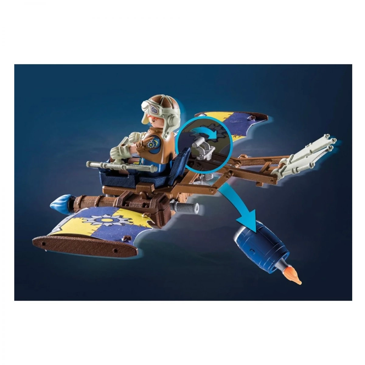 PLAYMOBIL NOVELMORE - ΑΝΕΜΟΠΤΕΡΟ DARIO DA VANCI 71211