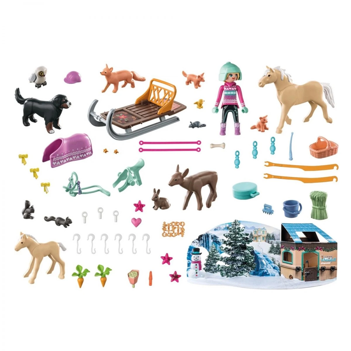 PLAYMOBIL ΧΡΙΣΤΟΥΓΕΝΝΙΑΤΙΚΟ ΗΜΕΡΟΛΟΓΙΟ ΒΟΛΤΑ ΜΕ ΤΟ ΕΛΚΗΘΡΟ 71345