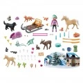 PLAYMOBIL ΧΡΙΣΤΟΥΓΕΝΝΙΑΤΙΚΟ ΗΜΕΡΟΛΟΓΙΟ ΒΟΛΤΑ ΜΕ ΤΟ ΕΛΚΗΘΡΟ 71345