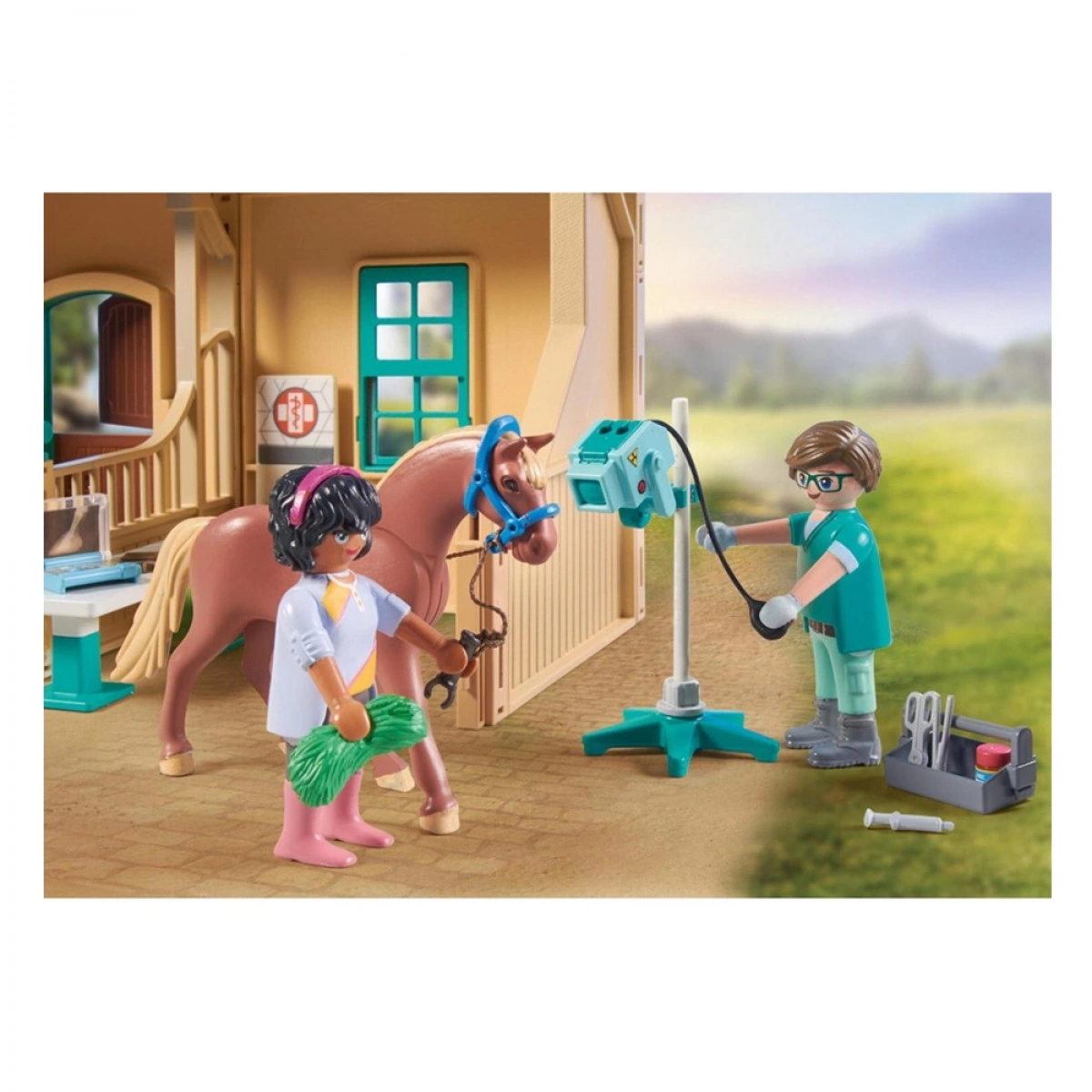 PLAYMOBIL ΚΤΗΝΙΑΤΡΙΚΗ ΚΛΙΝΙΚΗ ΑΛΟΓΩΝ 71352