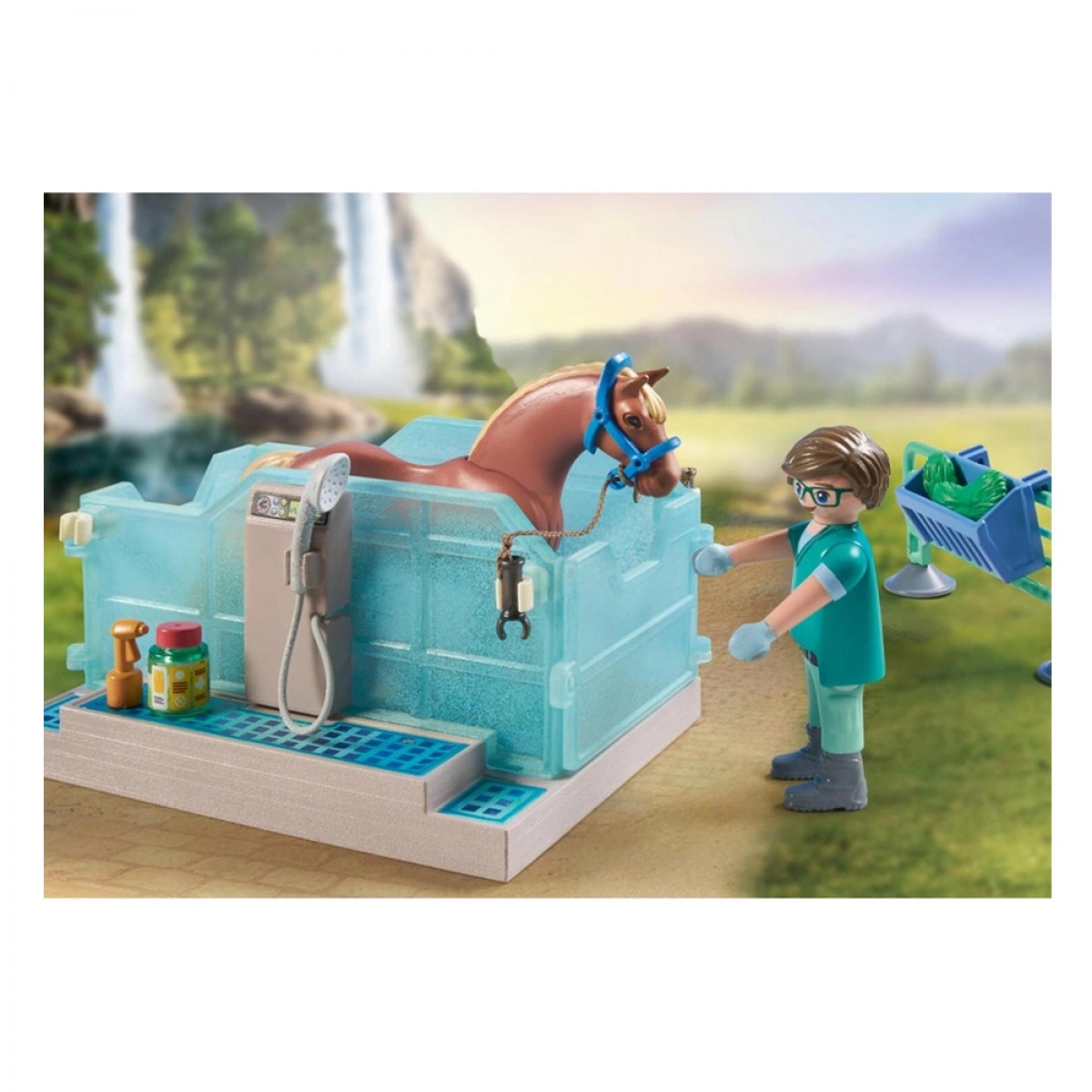 PLAYMOBIL ΚΤΗΝΙΑΤΡΙΚΗ ΚΛΙΝΙΚΗ ΑΛΟΓΩΝ 71352
