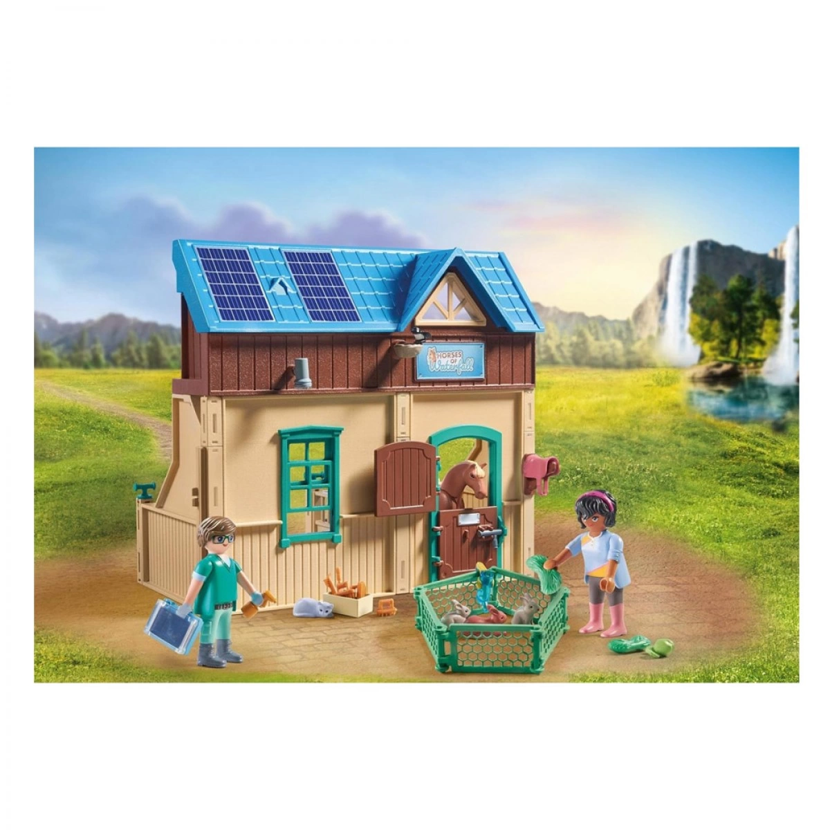 PLAYMOBIL ΚΤΗΝΙΑΤΡΙΚΗ ΚΛΙΝΙΚΗ ΑΛΟΓΩΝ 71352