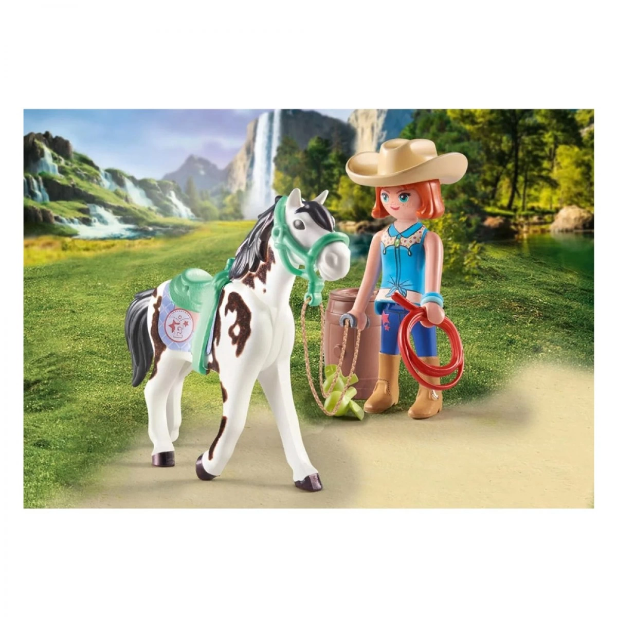 PLAYMOBIL H ELLIE ΜΕ ΤΟ ΑΛΟΓΟ SAWDUST 71358