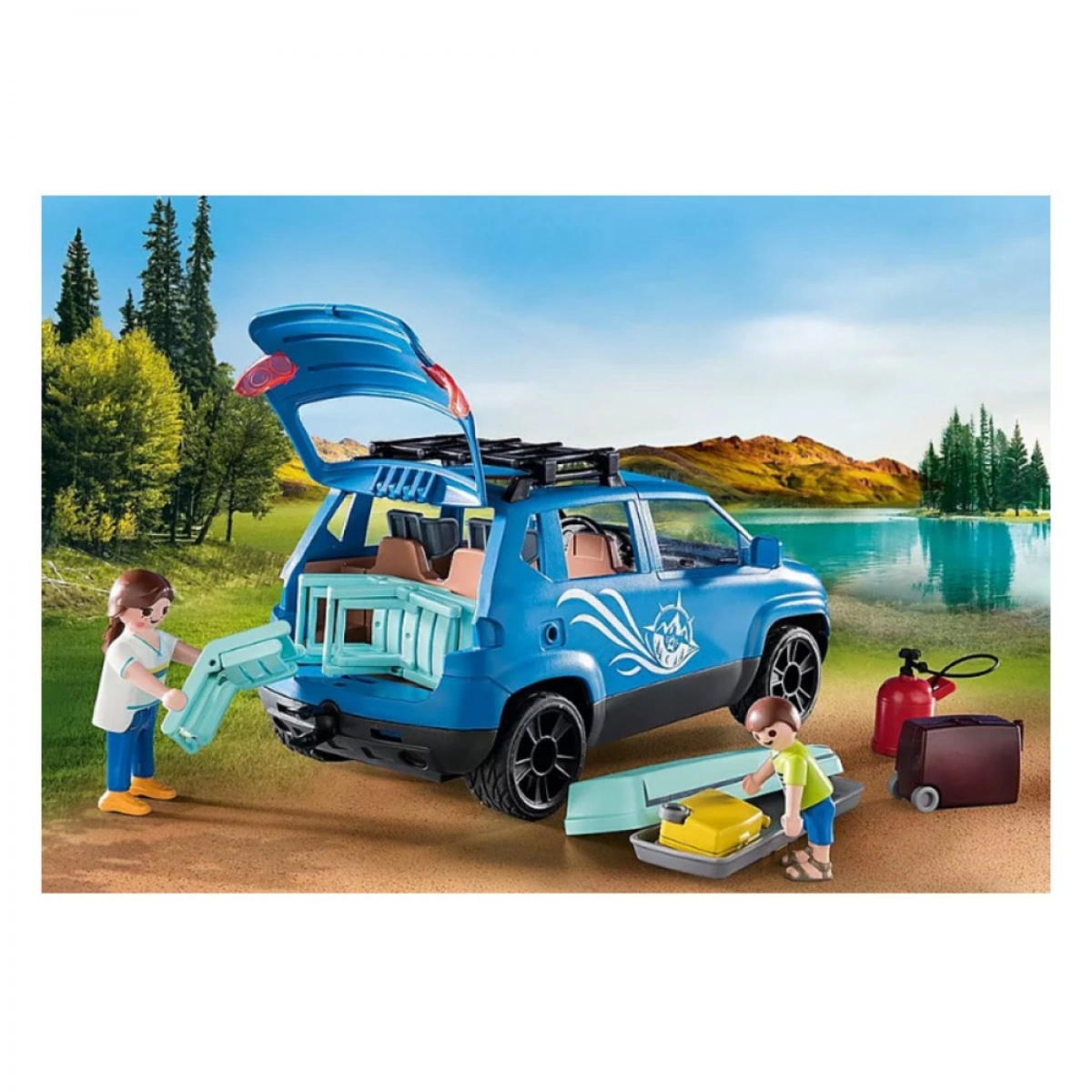 PLAYMOBIL ΟΙΚΟΓΕΝΕΙΑΚΕΣ ΔΙΑΚΟΠΕΣ ΜΕ ΤΡΟΧΟΣΠΙΤΟ 71423