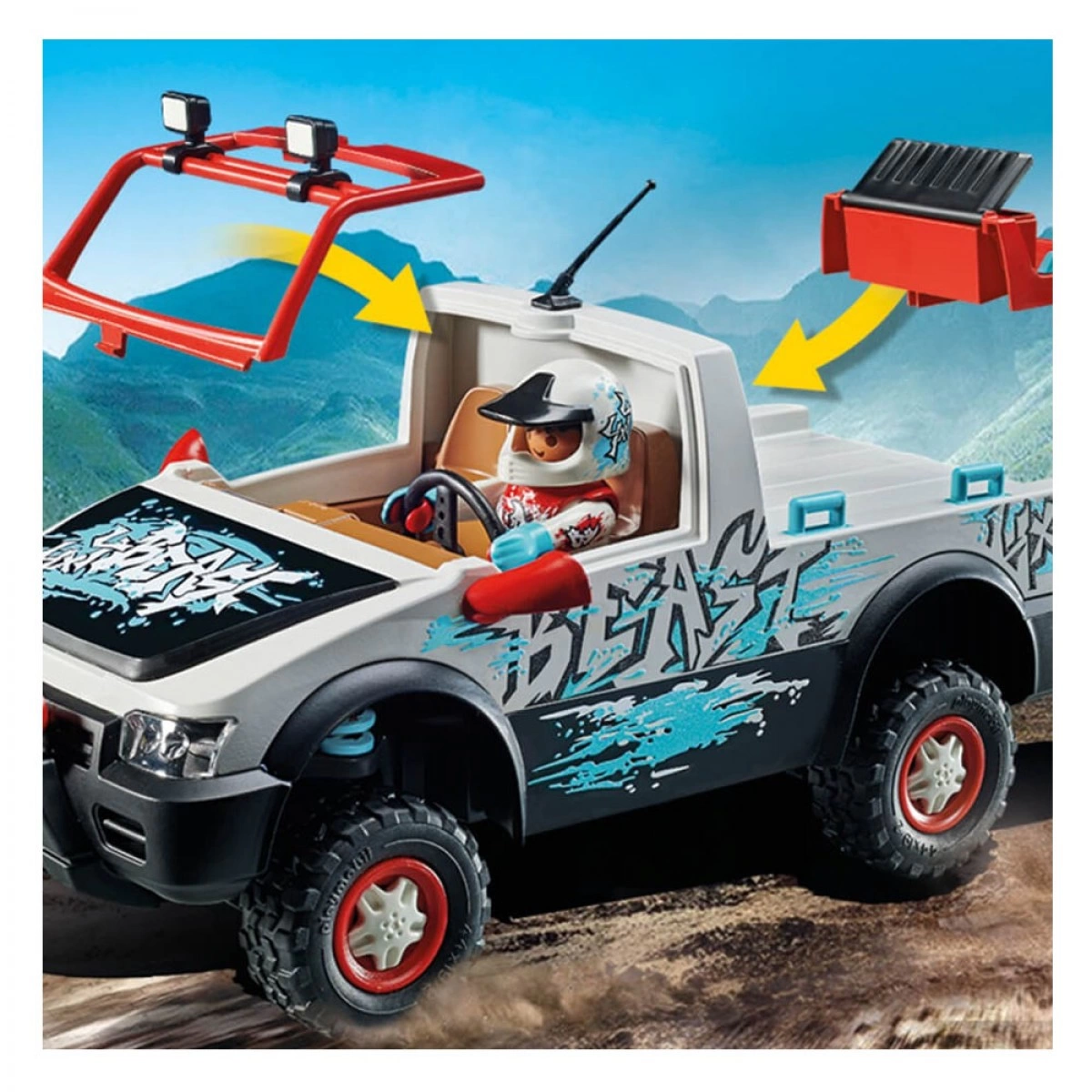 PLAYMOBIL ΑΓΩΝΙΣΤΙΚΟ ΟΧΗΜΑ 4Χ4 71430