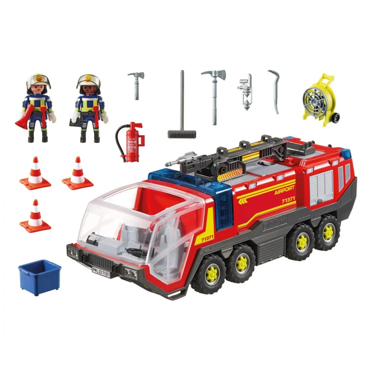 PLAYMOBIL ΠΥΡΟΣΒΕΣΤΙΚΟ ΟΧΗΜΑ ΜΕ ΦΩΤΑ, ΗΧΟ & ΠΥΡΟΣΒΕΣΤΙΚΟ ΚΑΝΟΝΙ 71371