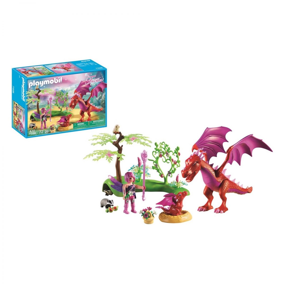 PLAYMOBIL ΔΡΑΚΟΜΑΜΑ ΜΕ ΤΟ ΜΙΚΡΟ ΤΗΣ 71586