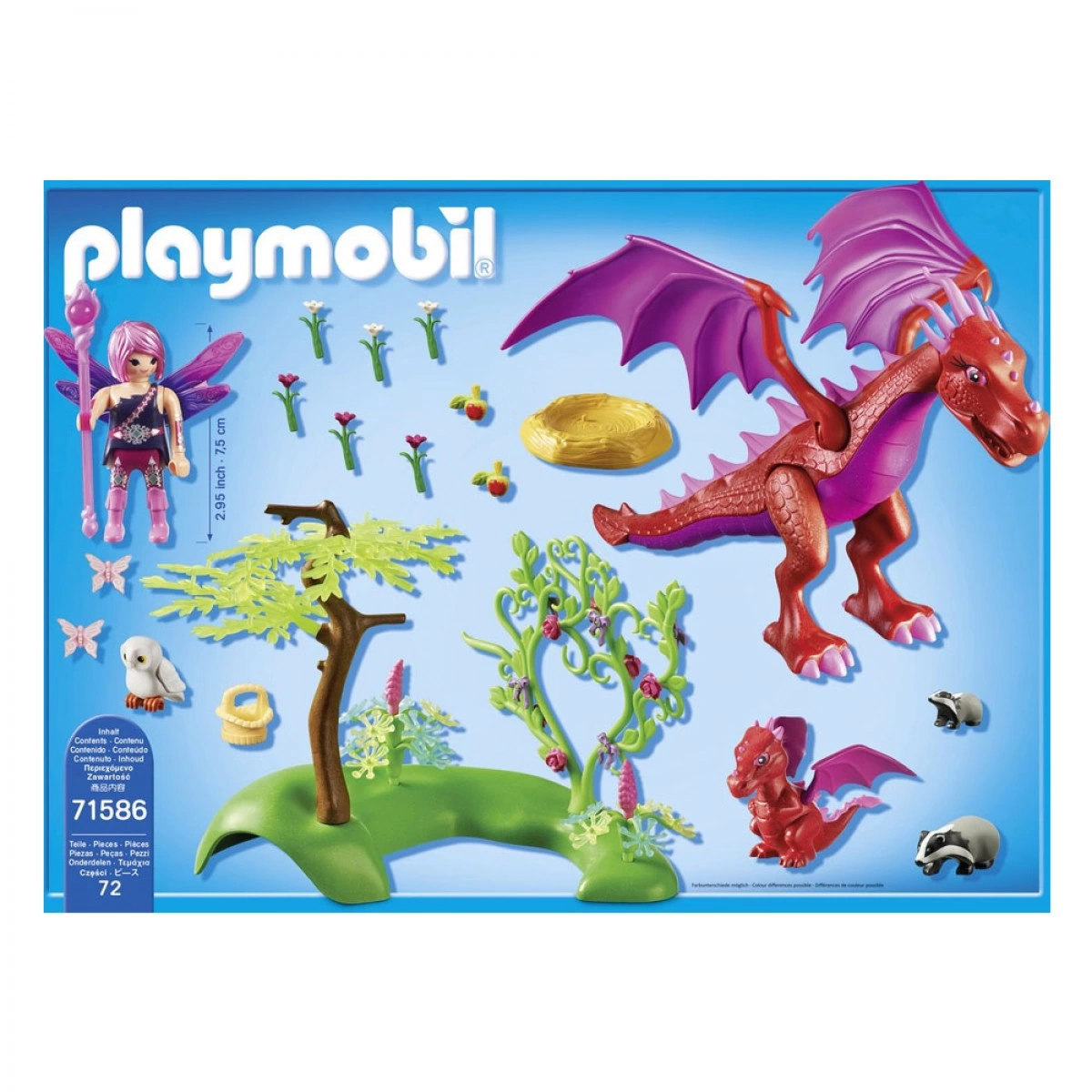 PLAYMOBIL ΔΡΑΚΟΜΑΜΑ ΜΕ ΤΟ ΜΙΚΡΟ ΤΗΣ 71586