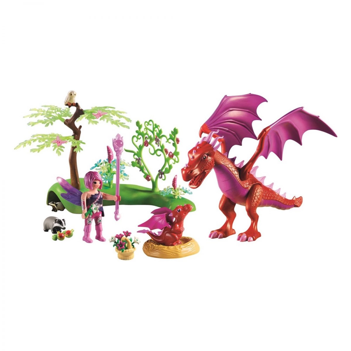 PLAYMOBIL ΔΡΑΚΟΜΑΜΑ ΜΕ ΤΟ ΜΙΚΡΟ ΤΗΣ 71586