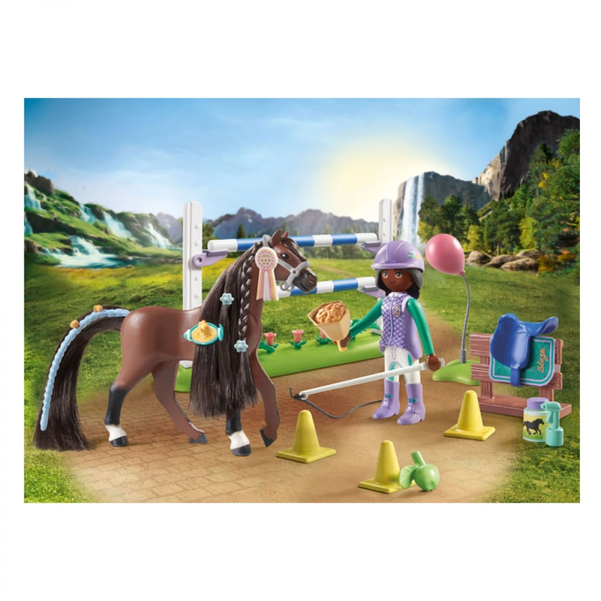 PLAYMOBIL ΕΚΠΑΙΔΕΥΣΗ ΑΛΟΓΟΥ/ZOE & BLAZE 71355