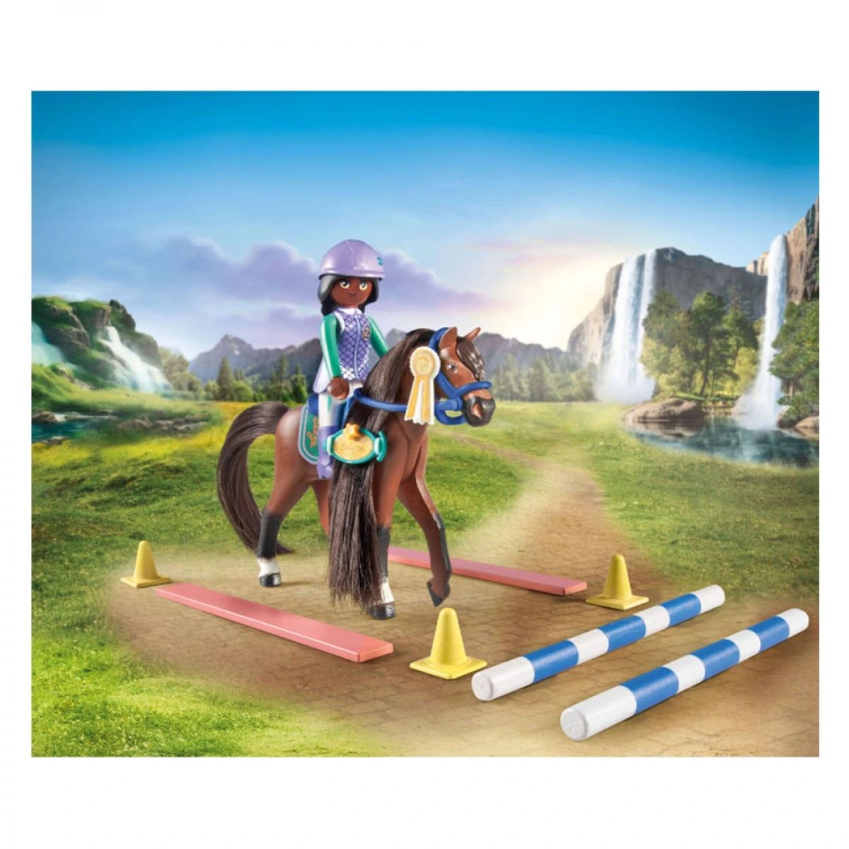 PLAYMOBIL ΕΚΠΑΙΔΕΥΣΗ ΑΛΟΓΟΥ/ZOE & BLAZE 71355