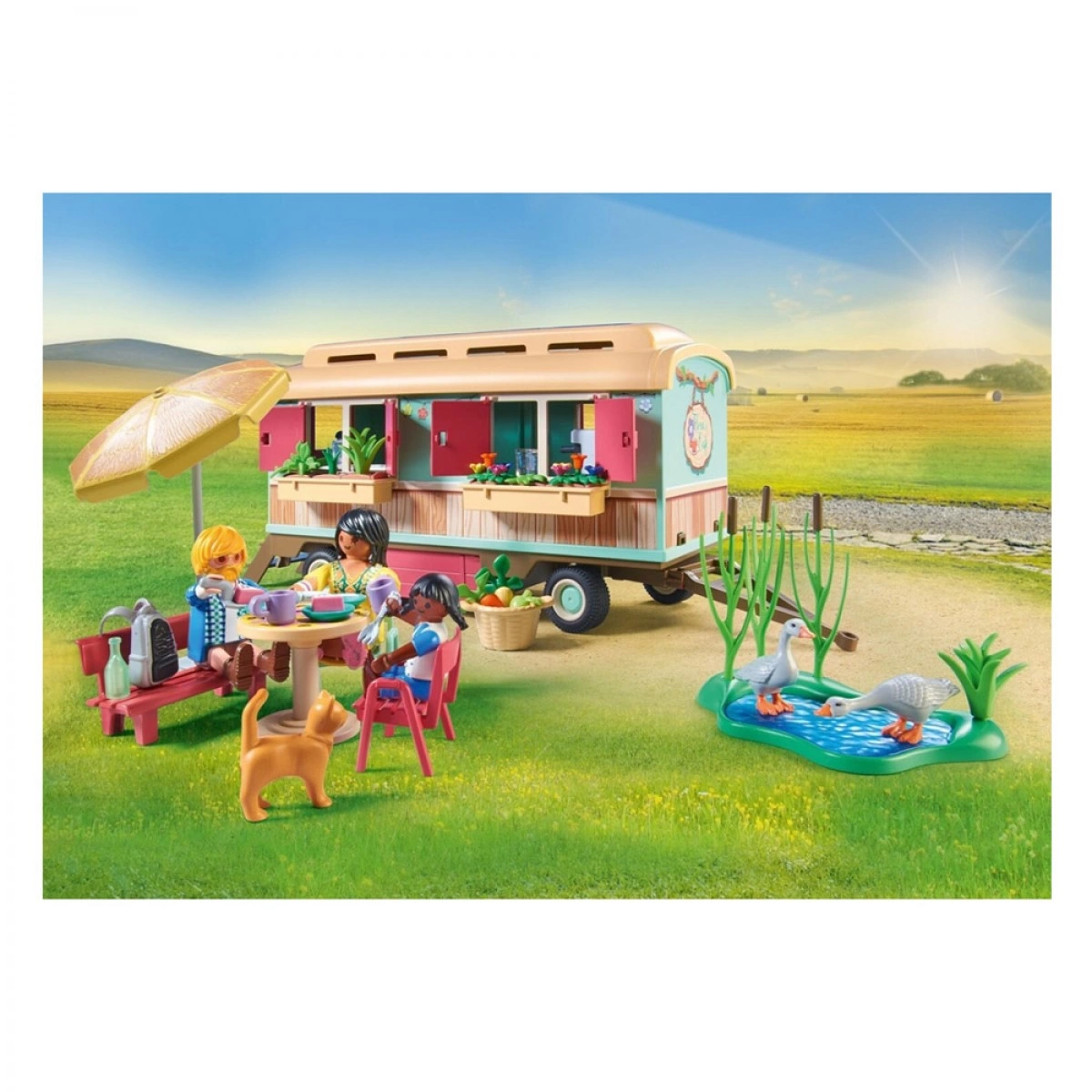 PLAYMOBIL ΚΑΦΕΤΕΡΙΑ-ΤΡΟΧΟΣΠΙΤΟ 71441