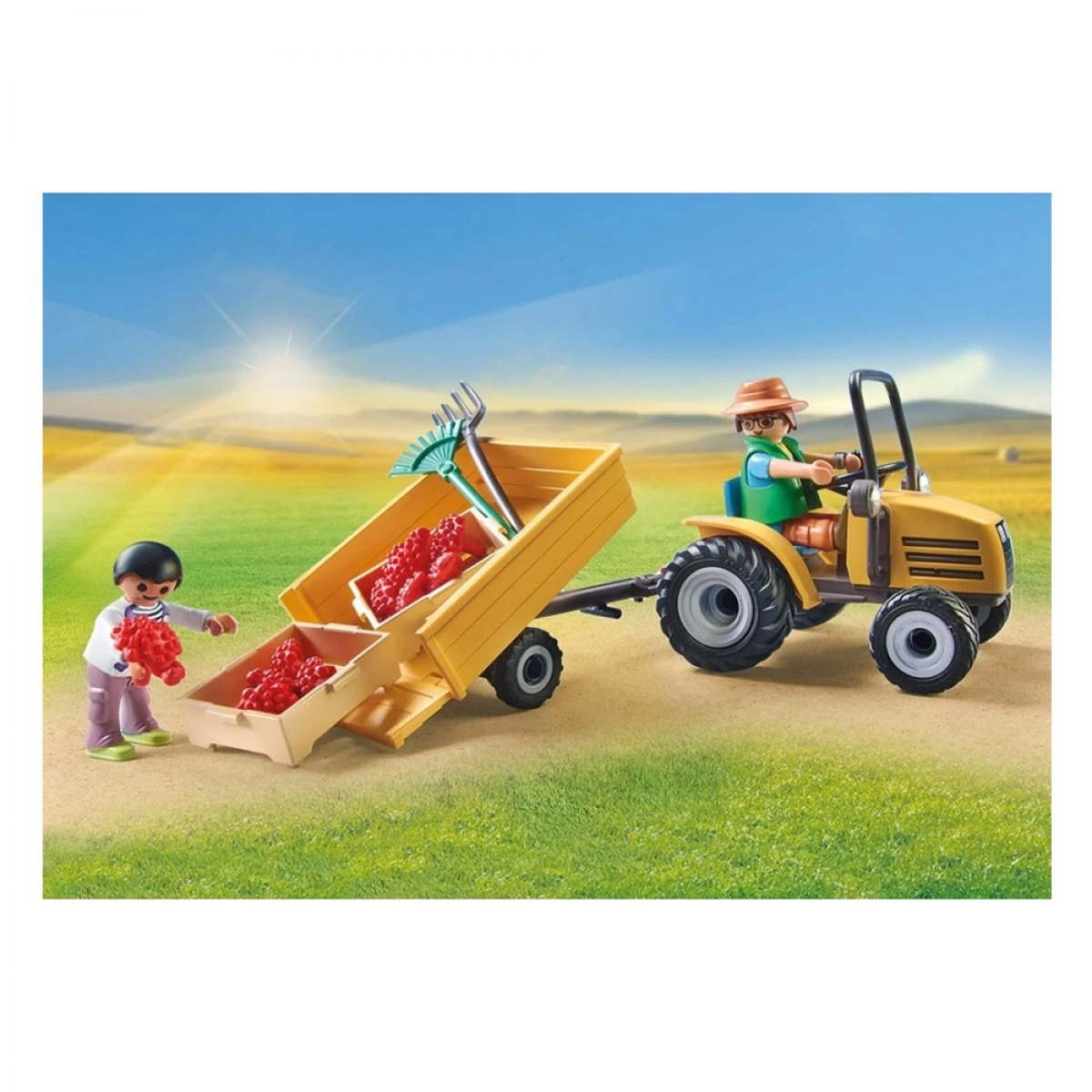 PLAYMOBIL ΤΡΑΚΤΕΡ ΜΕ ΒΥΤΙΟΦΟΡΟ 71442