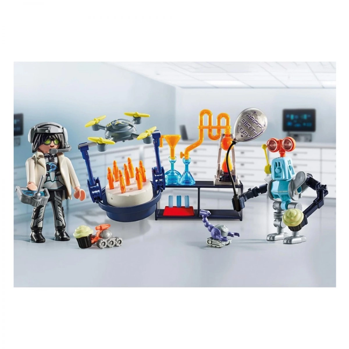 PLAYMOBIL GIFT SET ΠΑΡΤΥ ΕΡΓΑΣΤΗΡΙΟ ΤΡΕΛΟΕΠΙΣΤΗΜΟΝΑ 71450