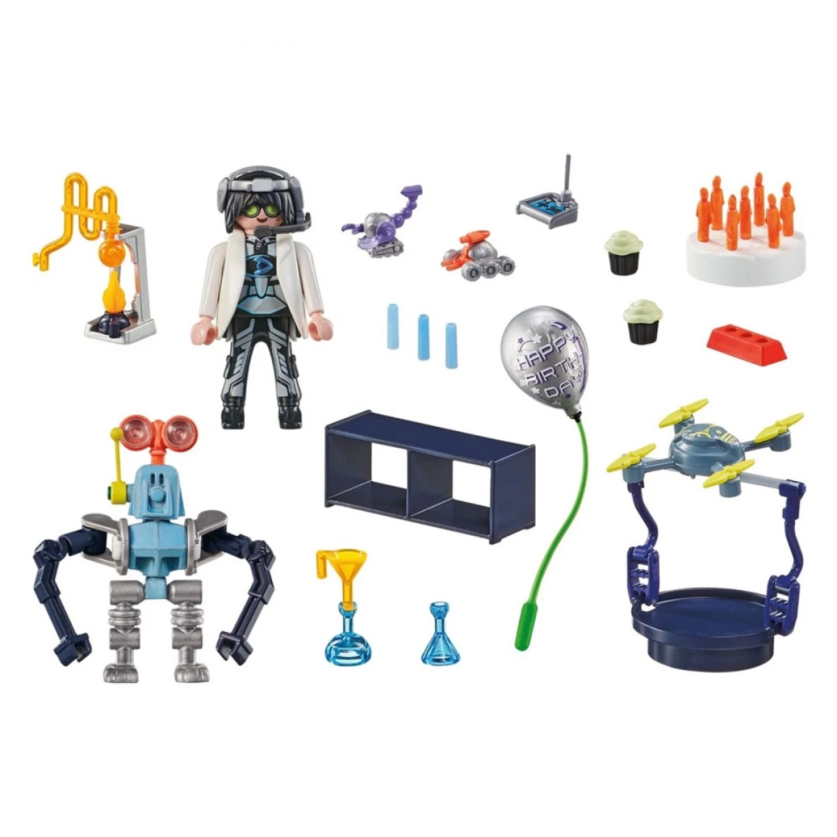 PLAYMOBIL GIFT SET ΠΑΡΤΥ ΕΡΓΑΣΤΗΡΙΟ ΤΡΕΛΟΕΠΙΣΤΗΜΟΝΑ 71450