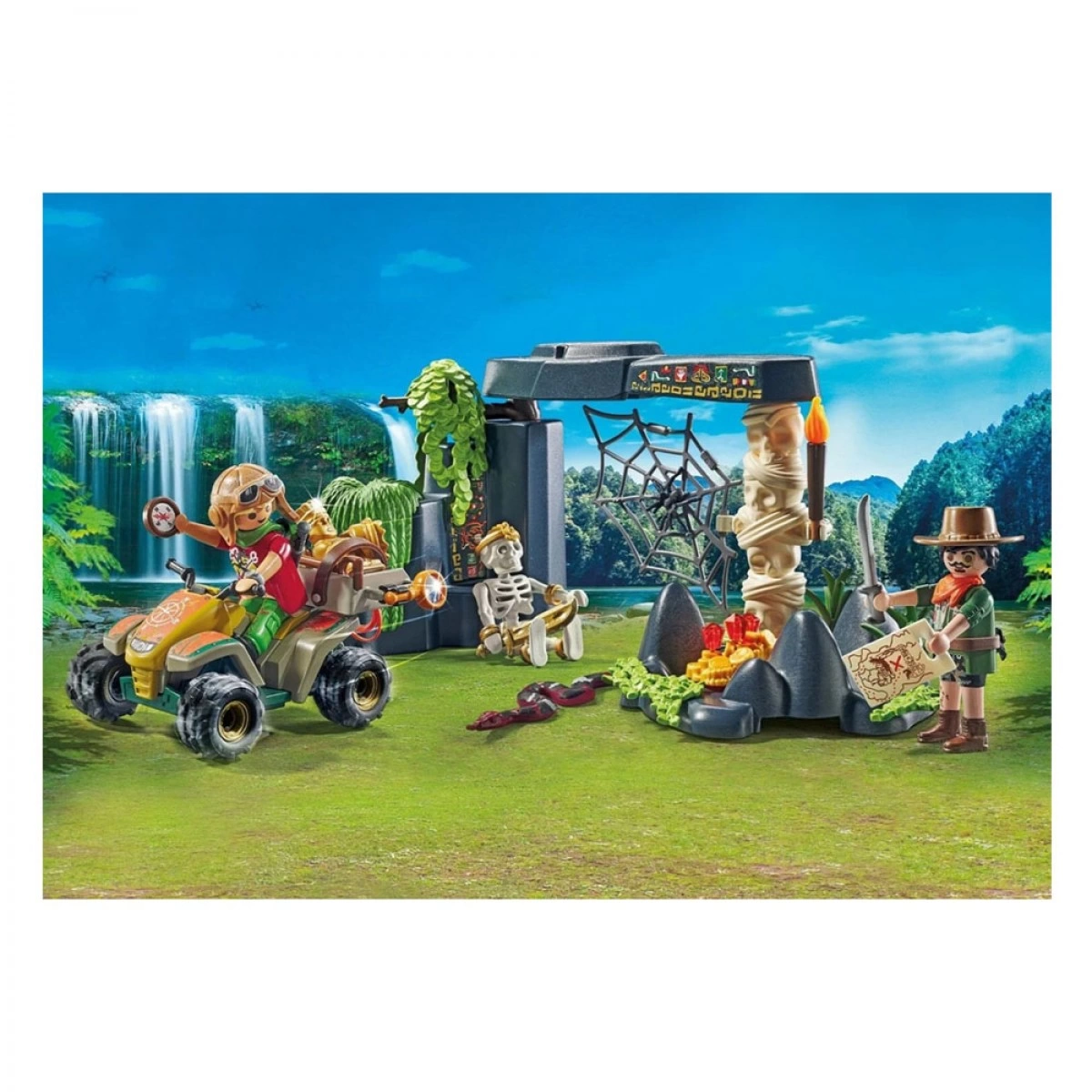 PLAYMOBIL ΚΥΝΗΓΙ ΘΗΣΑΥΡΟΥ ΣΤΗ ΖΟΥΓΚΛΑ 71454