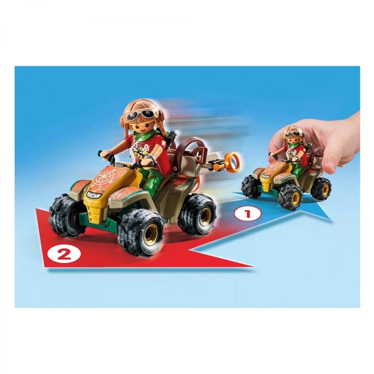 PLAYMOBIL ΚΥΝΗΓΙ ΘΗΣΑΥΡΟΥ ΣΤΗ ΖΟΥΓΚΛΑ 71454