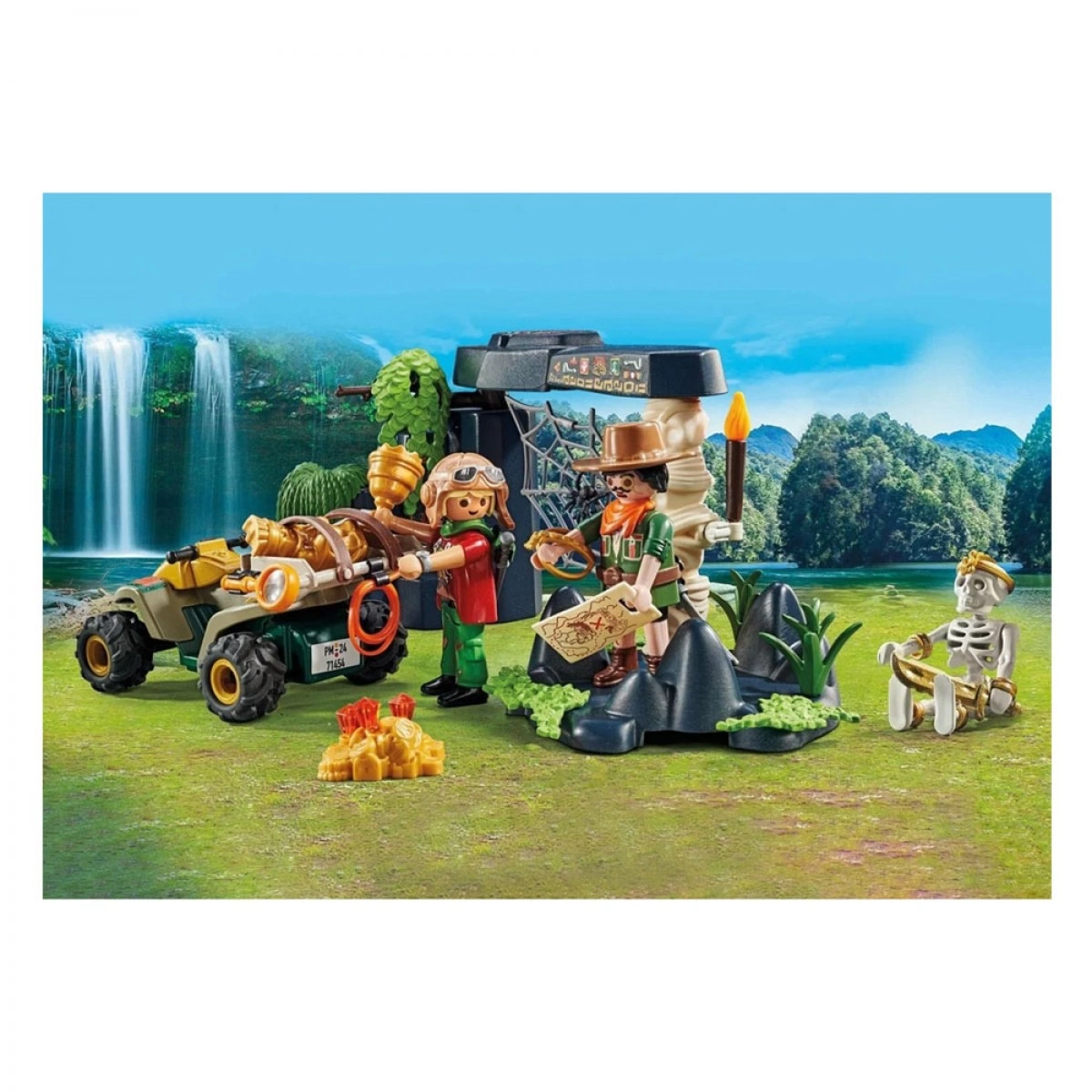 PLAYMOBIL ΚΥΝΗΓΙ ΘΗΣΑΥΡΟΥ ΣΤΗ ΖΟΥΓΚΛΑ 71454