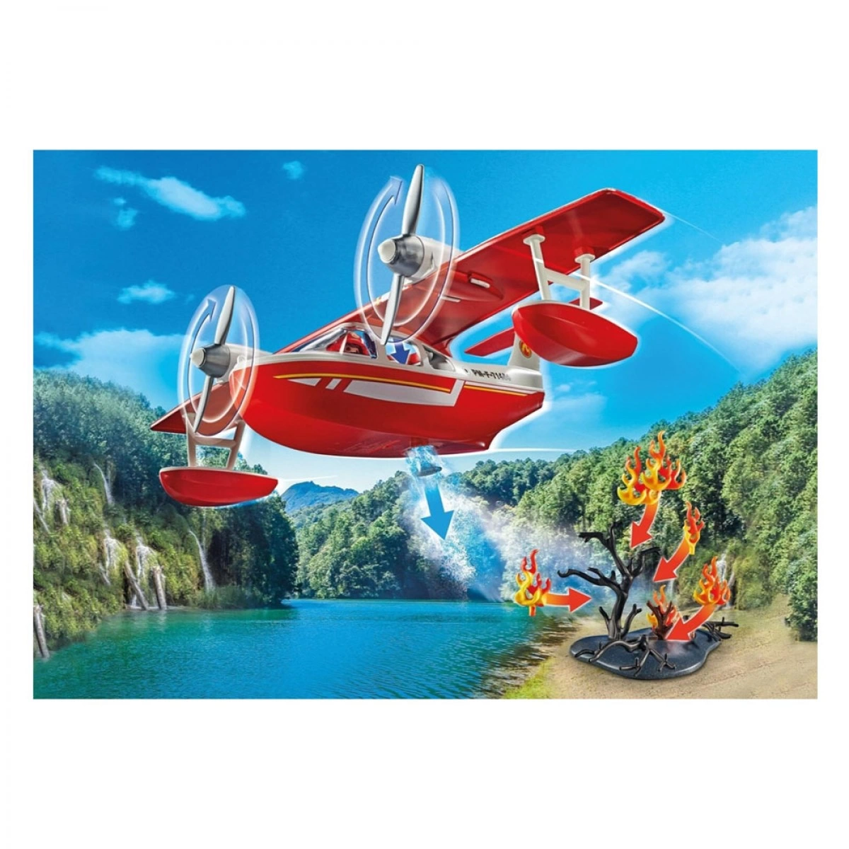 PLAYMOBIL ΠΥΡΟΣΒΕΣΤΙΚΟ ΥΔΡΟΠΛΑΝΟ 71463