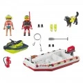 PLAYMOBIL ΦΟΥΣΚΩΤΟ ΣΚΑΦΟΣ ΠΥΡΟΣΒΕΣΤΙΚΟ / ΘΑΛΑΣΣΙΟ SCOOTER 71464