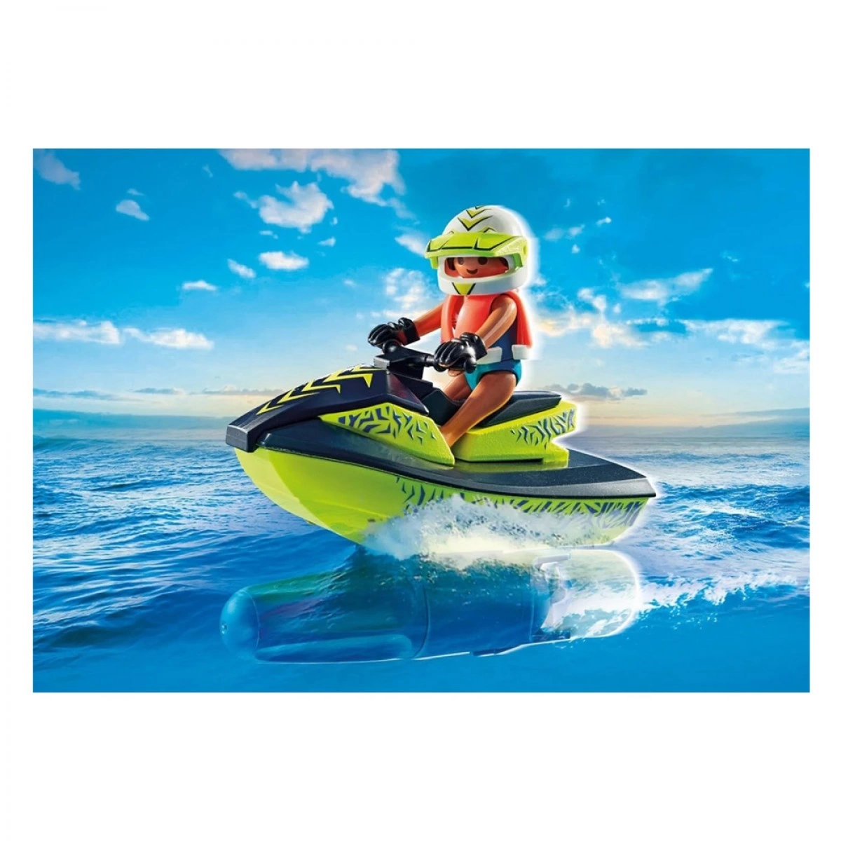 PLAYMOBIL ΦΟΥΣΚΩΤΟ ΣΚΑΦΟΣ ΠΥΡΟΣΒΕΣΤΙΚΟ / ΘΑΛΑΣΣΙΟ SCOOTER 71464