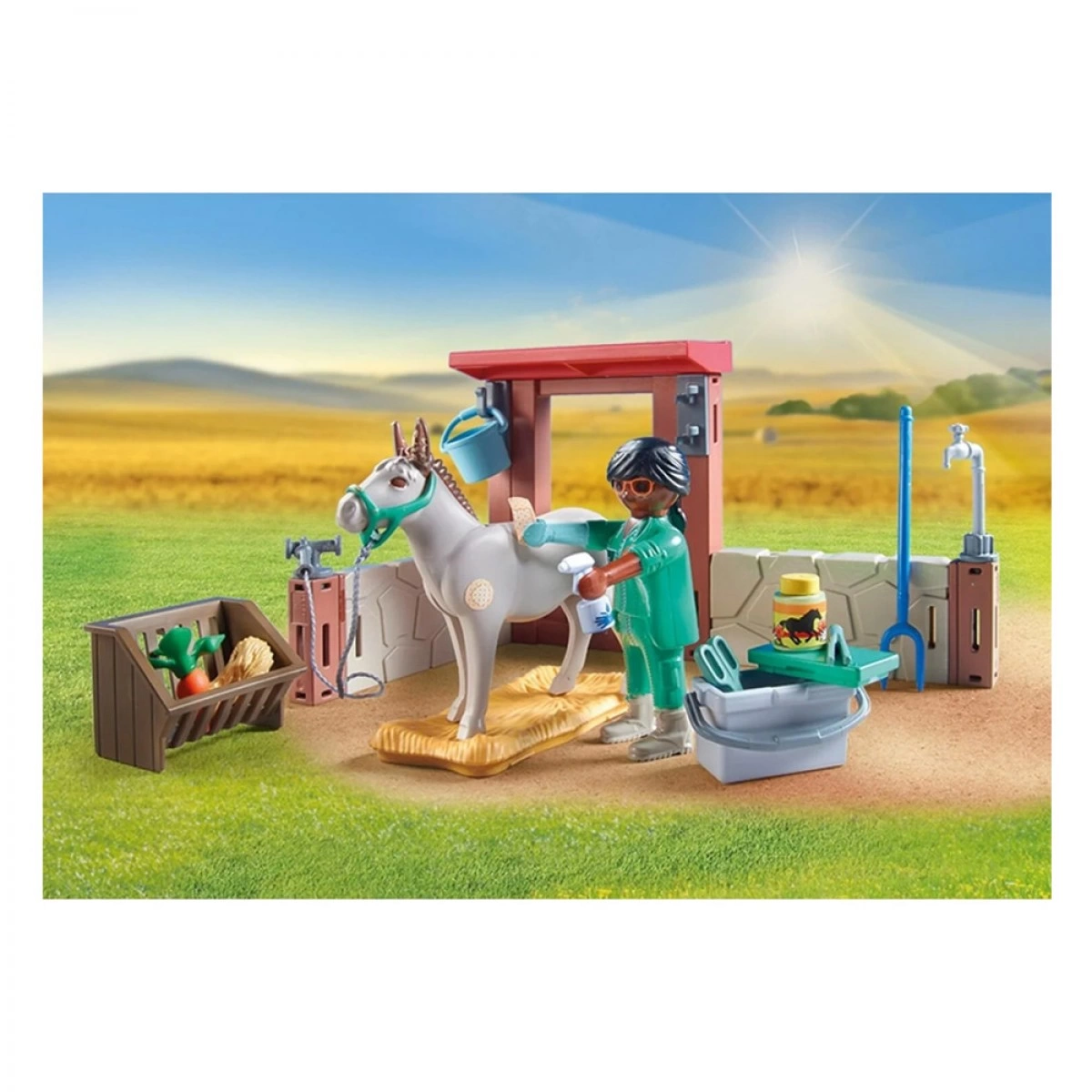 PLAYMOBIL STARTER PACK  ΦΡΟΝΤΙΖΟΝΤΑΣ ΤΑ ΓΑΙΔΟΥΡΑΚΙΑ 71471