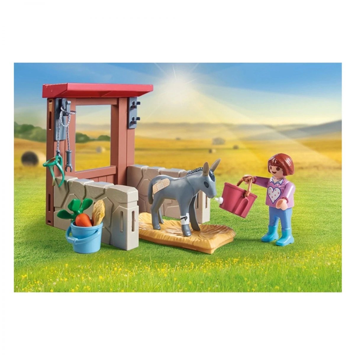 PLAYMOBIL STARTER PACK  ΦΡΟΝΤΙΖΟΝΤΑΣ ΤΑ ΓΑΙΔΟΥΡΑΚΙΑ 71471