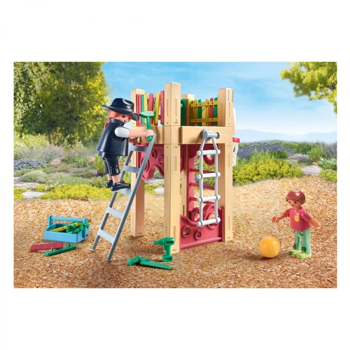 PLAYMOBIL STARTER PACK ΕΡΓΑΣΙΕΣ ΕΠΙΣΚΕΥΗΣ ΠΑΙΔΙΚΗΣ ΧΑΡΑΣ 71475