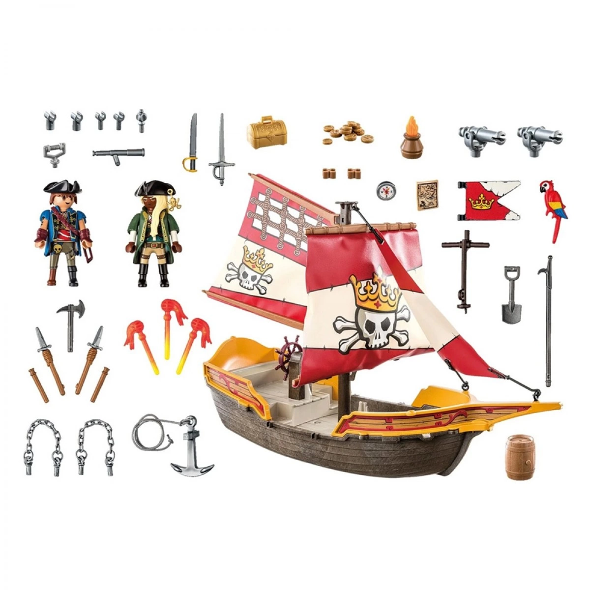PLAYMOBIL ΠΕΙΡΑΤΙΚΗ ΓΑΛΕΡΑ ΒΑΣΙΛΙΑΣ ΠΕΙΡΑΤΩΝ 71418