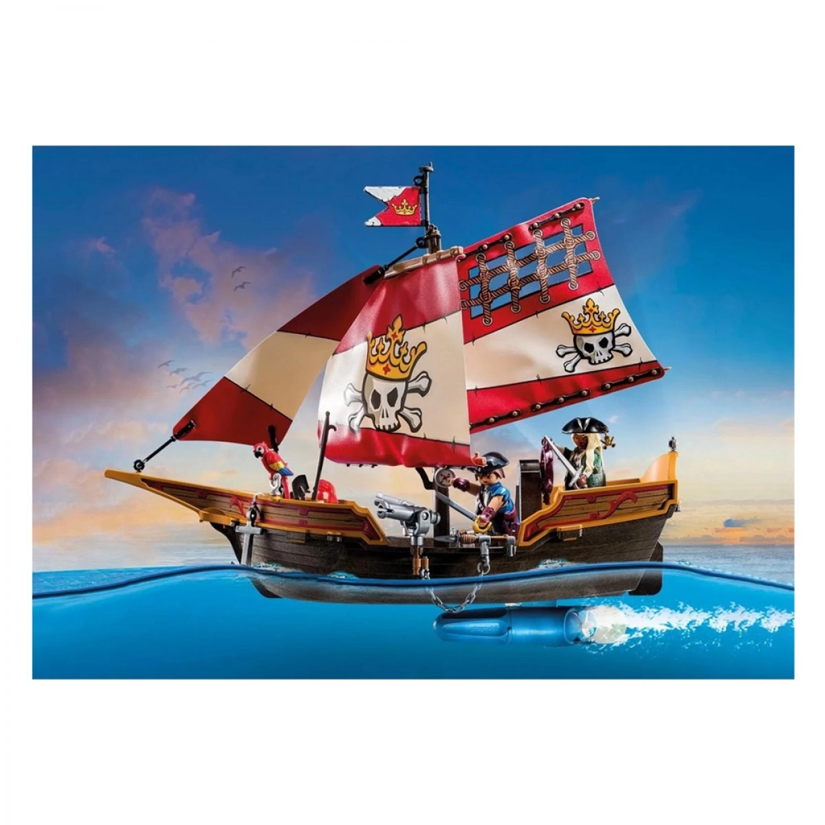 PLAYMOBIL ΠΕΙΡΑΤΙΚΗ ΓΑΛΕΡΑ ΒΑΣΙΛΙΑΣ ΠΕΙΡΑΤΩΝ 71418