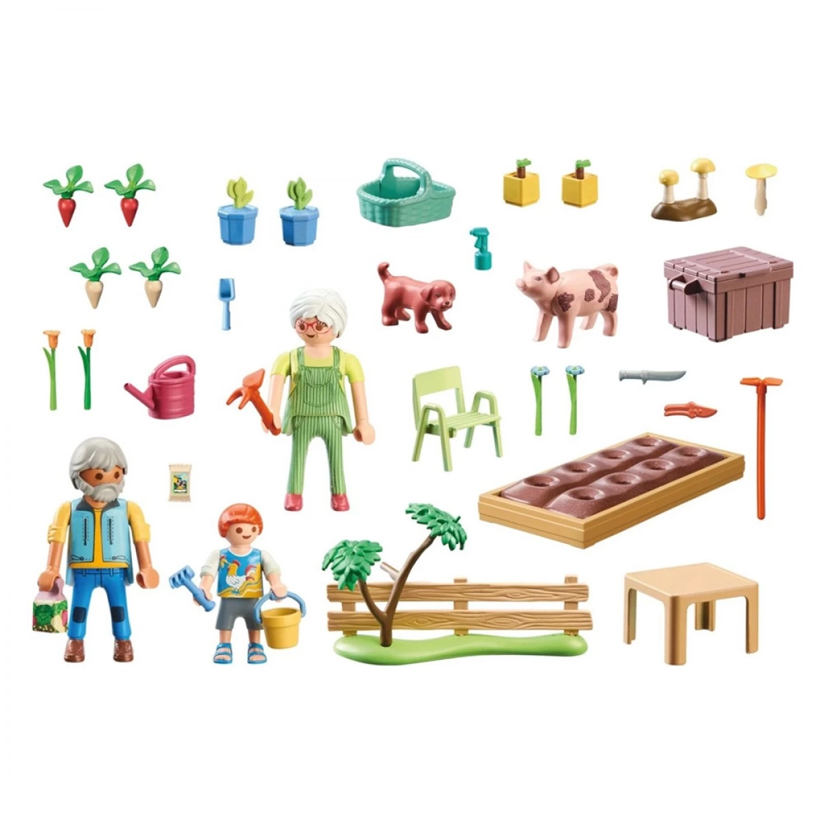 PLAYMOBIL Ο ΛΑΧΑΝΟΚΗΠΟΣ ΤΟΥ ΠΑΠΠΟΥ ΚΑΙ ΤΗΣ ΓΙΑΓΙΑΣ 71443
