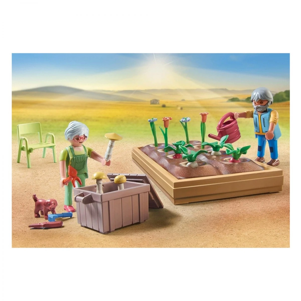 PLAYMOBIL Ο ΛΑΧΑΝΟΚΗΠΟΣ ΤΟΥ ΠΑΠΠΟΥ ΚΑΙ ΤΗΣ ΓΙΑΓΙΑΣ 71443