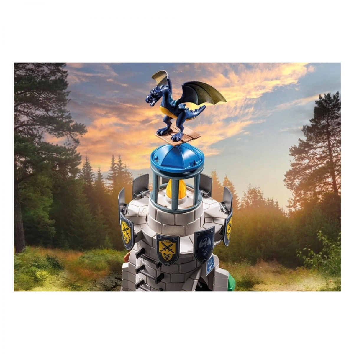 PLAYMOBIL ΠΥΡΓΟΣ ΙΠΠΟΤΩΝ ΜΕ ΔΡΑΚΟ ΚΑΙ ΣΙΔΗΡΟΥΡΓΟ 71483