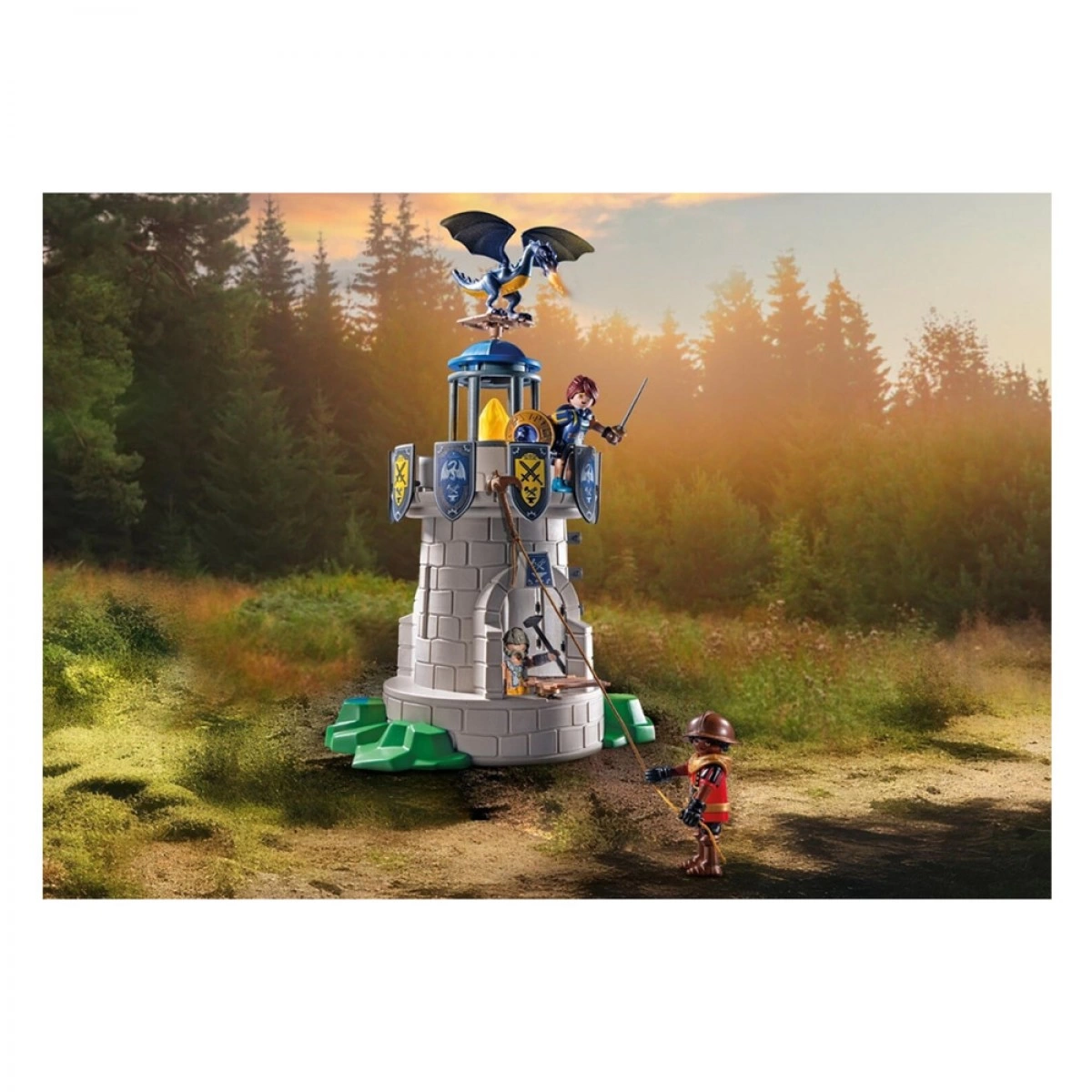 PLAYMOBIL ΠΥΡΓΟΣ ΙΠΠΟΤΩΝ ΜΕ ΔΡΑΚΟ ΚΑΙ ΣΙΔΗΡΟΥΡΓΟ 71483