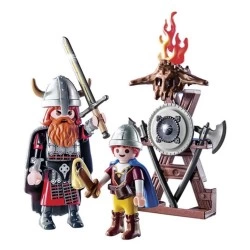 PLAYMOBIL ΒΙΚΙΝΓΚ ΜΕ ΠΑΙΔΑΚΙ ΚΑΙ ΟΠΛΑ 9209